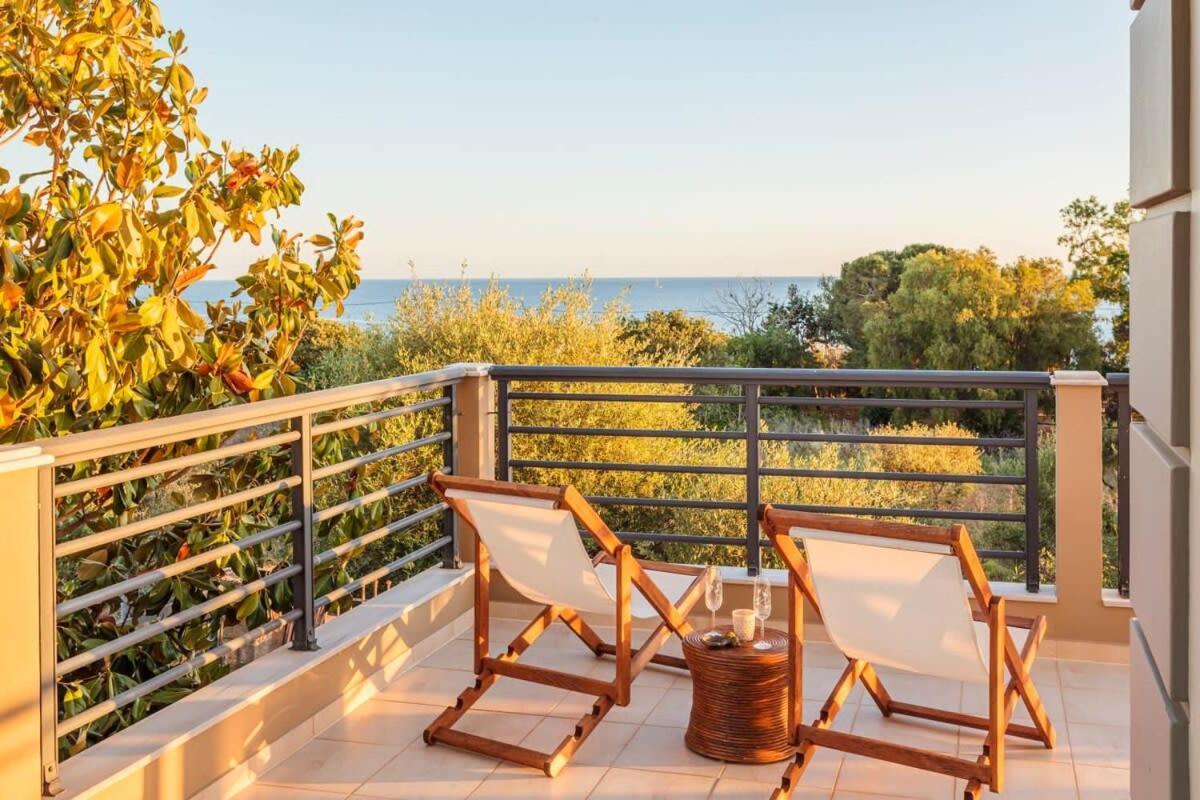 Navarino Captains Villa - Lux Private Pool Retreat Marathópolis Exterior foto