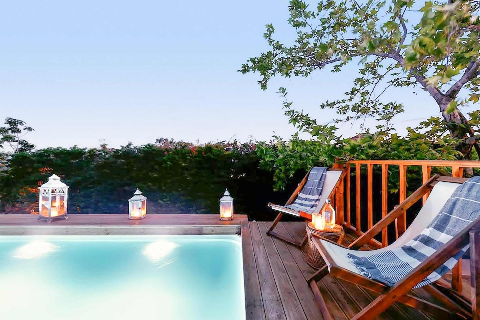 Navarino Captains Villa - Lux Private Pool Retreat Marathópolis Exterior foto