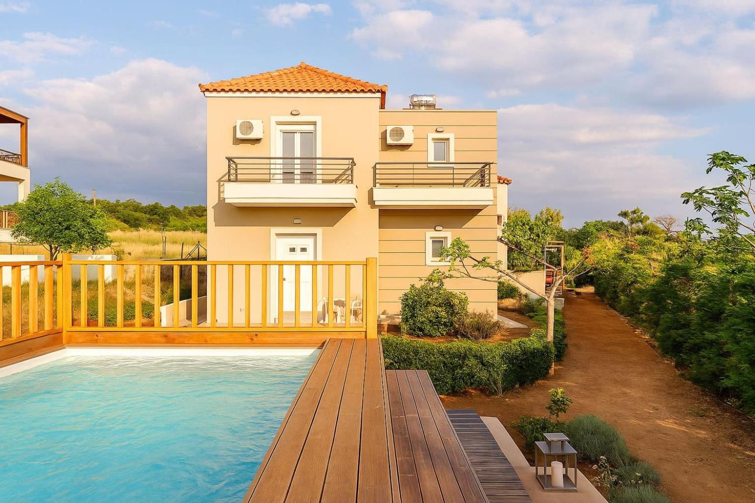 Navarino Captains Villa - Lux Private Pool Retreat Marathópolis Exterior foto